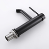 Grifo monomando para lavabo de baño negro mate de acero inoxidable 304 de alta calidad certificado CUPC