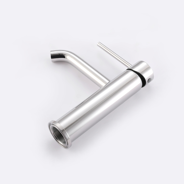 Grifo de cintura alta para lavabo de baño de acero inoxidable 304 con pulverizador para bidé