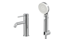 YCfaucet Fabricante 304 Grifo mezclador de lavabo único de acero inoxidable Ducha en aerosol Bidé Auricular Grifo de baño