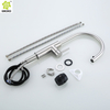 Cabezal de ducha oculto cepillado de acero inoxidable 304 L, grifo de fregadero de cocina extraíble
