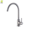 Grifo de fregadero de cocina mezclador caliente y frío montado en cubierta de acero inoxidable 304