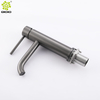 Grifo de agua de acero inoxidable 304 de alta calidad CUPC, mezclador de agua fría y caliente cepillado de una sola manija, grifo de lavabo de baño