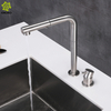 Acero inoxidable 304 extraiga el grifo de cocina frío y caliente