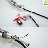 cUPC 304 sensor táctil de níquel cepillado de acero inoxidable caliente y frío grifo de cocina extraíble