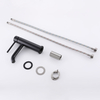 Grifo monomando para lavabo de baño negro mate de acero inoxidable 304 de alta calidad certificado CUPC
