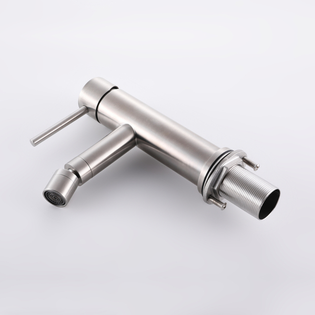 Grifo para bidé de baño con una sola manija de acero inoxidable 304