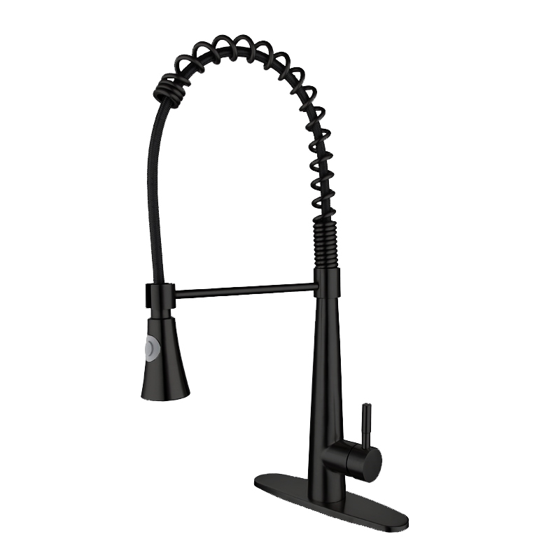 grifo de cocina con rociador abatible