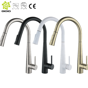 Grifo de fregadero de cocina abatible giratorio 360 de acero inoxidable 304