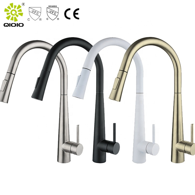 Grifo de fregadero de cocina abatible giratorio 360 de acero inoxidable 304