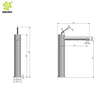 2021 nuevo producto 304 grifos de lavabo de baño mezclados en frío caliente de acero inoxidable
