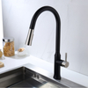 Mezclador moderno de grifo de cocina dorado de acero inoxidable Ycfaucet Best 304 con rociador extraíble