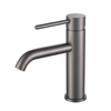 Grifo monomando para lavabo de baño gris pistola de acero inoxidable 304 de alta calidad certificado CUPC