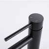 Grifo monomando para lavabo de baño negro mate de acero inoxidable 304 de alta calidad certificado CUPC