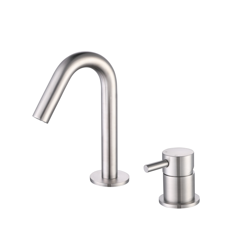 Grifo para fregadero cepillado de acero inoxidable