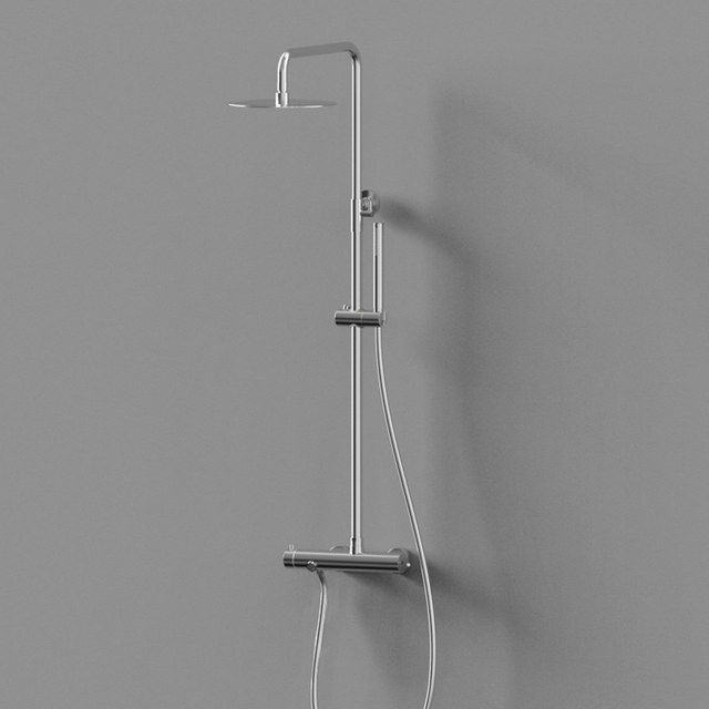 Juego de grifo de ducha negro para baño moderno de acero inoxidable 304