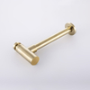Desagüe de tubo de desagüe oculto para pared de Oro pulido, lavabo decorativo para baño, sifón con trampa para botellas de acero inoxidable 