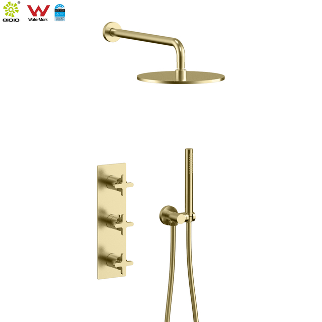 YC-23001-2 Mezclador de ducha empotrado Juego de ducha de acero inoxidable 304