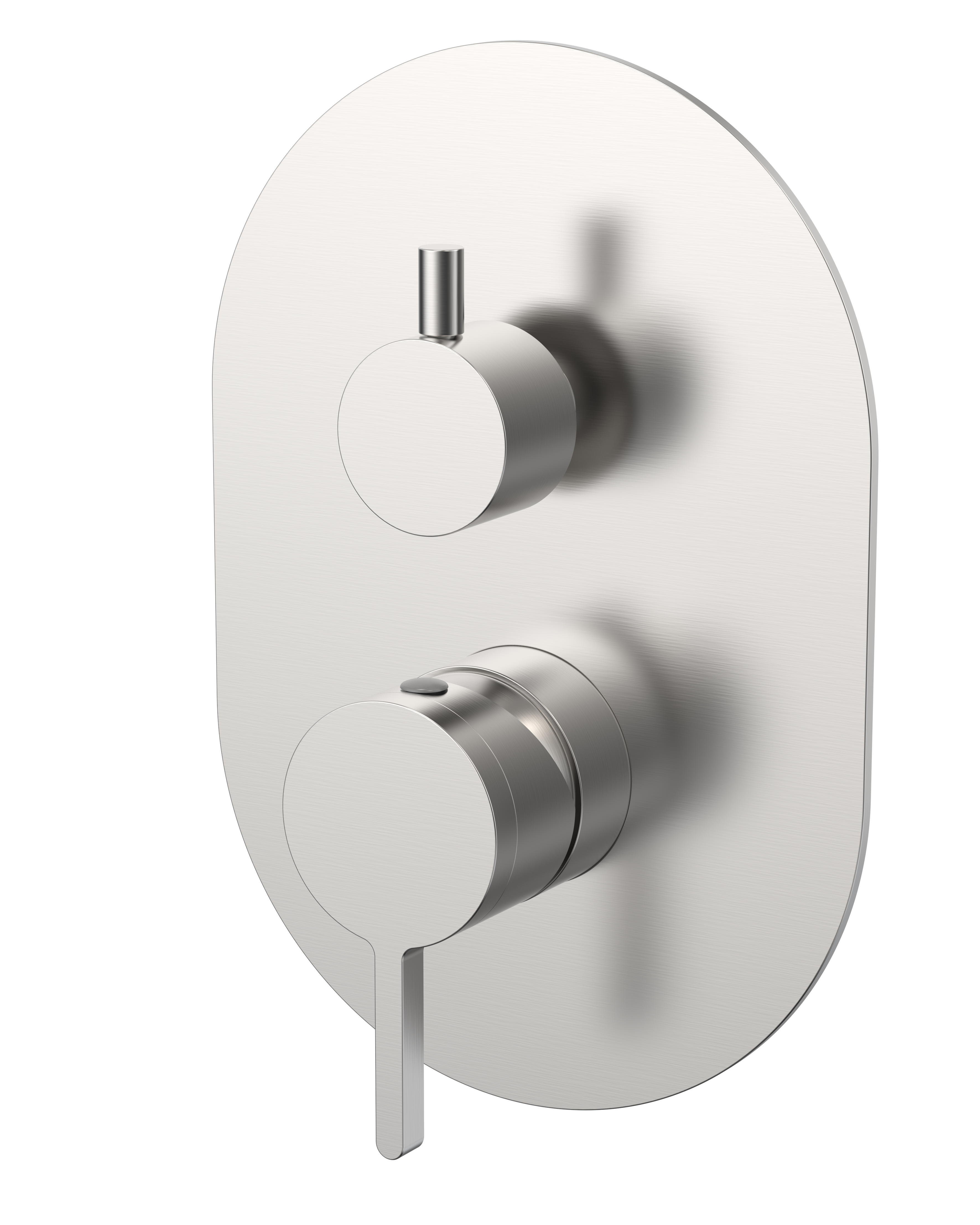 grifo de ba&ntilde;o de n&iacute;quel cepillado