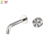 Juego de grifería para baño Grifo mezclador para lavabo oculto de metal PVD de acero inoxidable 304, grifo de ducha y baño en cascada montado en la pared para fregadero