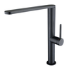 Grifo de baño de lavabo de cocina de colores de oro rosa gris cepillado de acero inoxidable 304