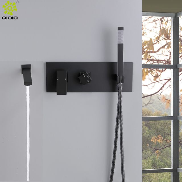 Mezclador de baño de acero inoxidable 304 en grifos de ducha y bañera de ducha de pared