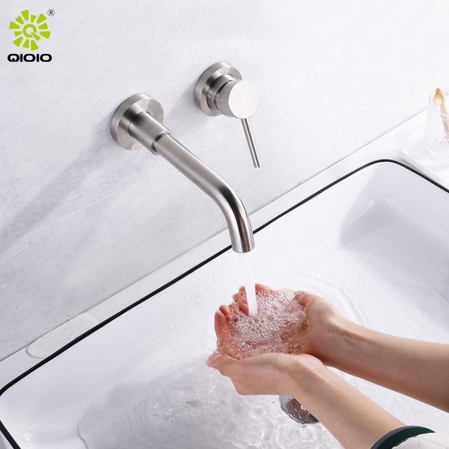 CUPC de alta calidad europea Venta caliente de oro rosa lavabos de baño grifo de pared de lujo grifos mezcladores de lavabo