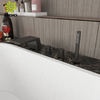 QIOIO nuevo diseño 304 grifo de ducha de baño en cascada de acero inoxidable montado en la pared para bañera
