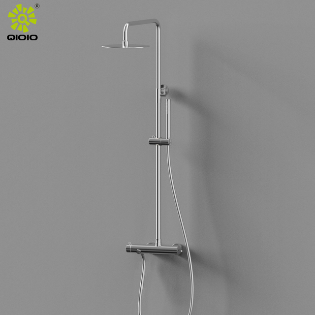 nuevo producto 304 baño de acero inoxidable juego de ducha de pared