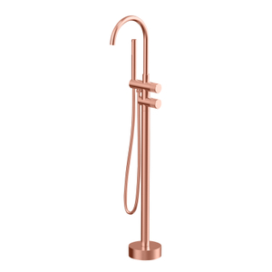 Nuevo grifo de bañera de pie multifuncional de acero inoxidable 304, cobre, oro rosa, mezcla caliente y fría, ducha de suelo de baño multifuncional