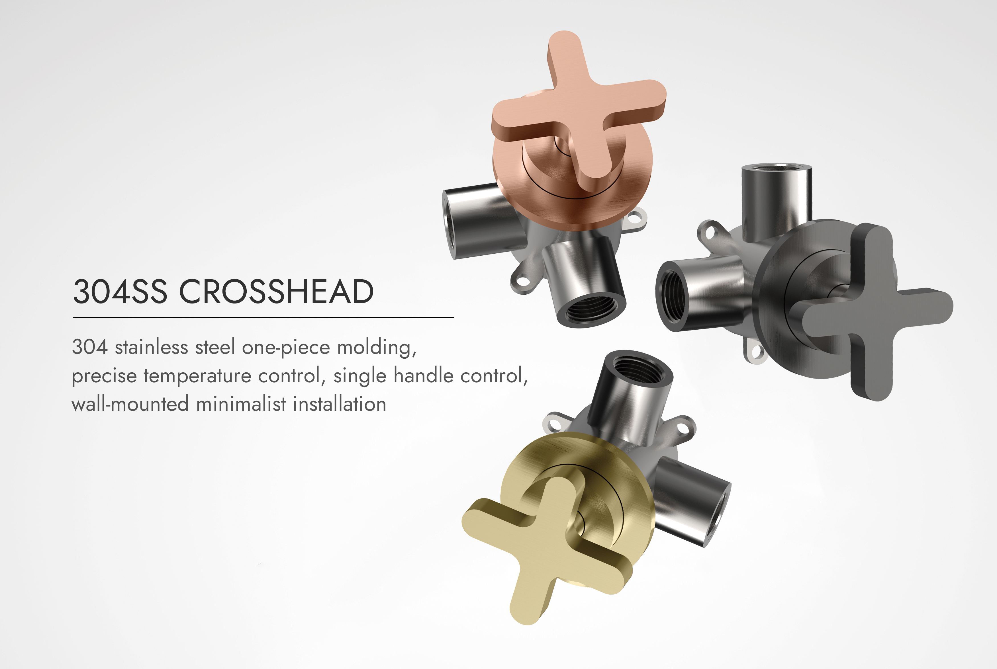 Grifo de ba&ntilde;o de acero inoxidable