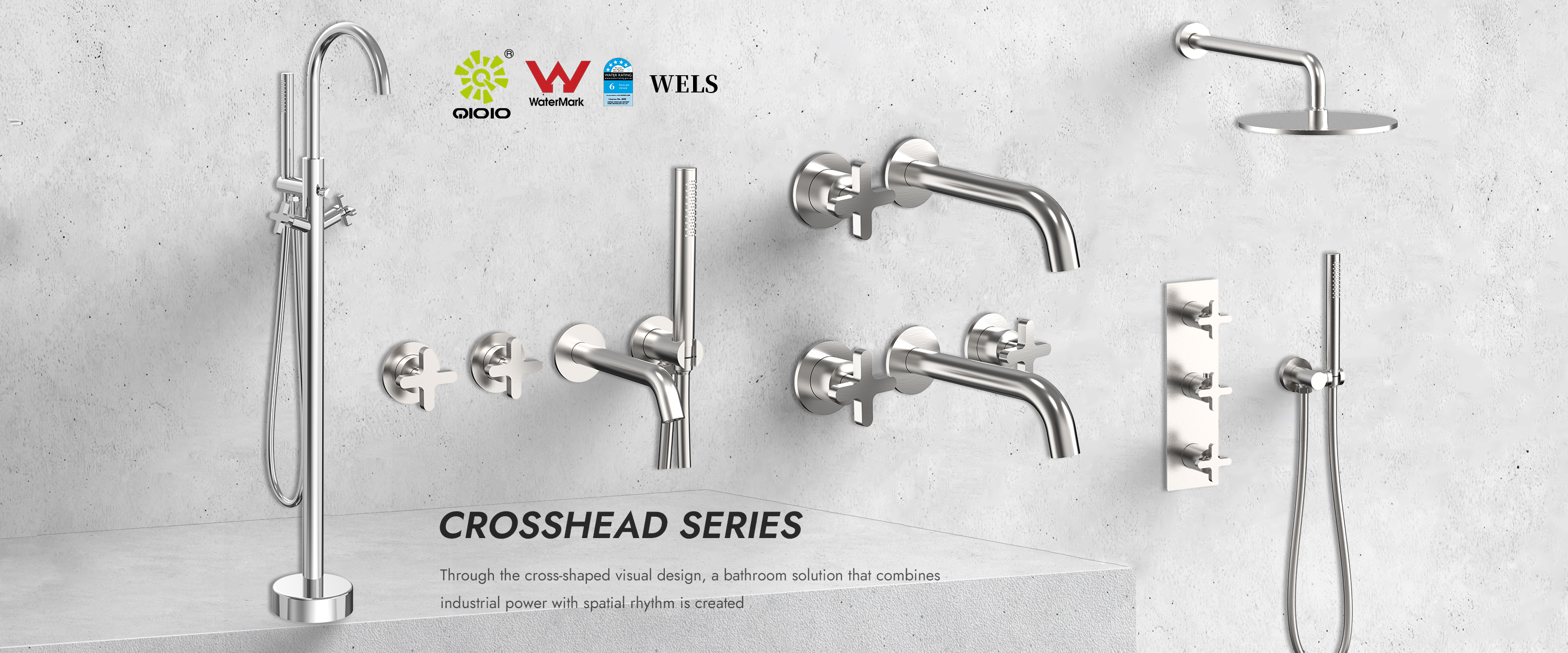 grifo de ba&ntilde;o de montaje en pared