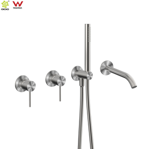 YC-316IS005S2 Juego de ducha empotrado Grifo de pared de acero inoxidable 316 L