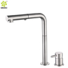 Acero inoxidable 304 extraiga el grifo de cocina frío y caliente