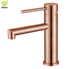 CUPC Kaiping 304 Grifo de lavabo de baño caliente y frío cepillado de acero inoxidable