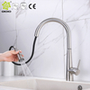 Grifo cepillado del fregadero de cocina del sensor automático del tacto extraíble del acero inoxidable 304