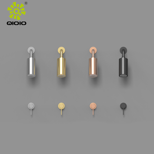 Nuevo producto moderno montado en la pared de acero inoxidable 304 con función de frío y calor conjunto de grifo mezclador de ducha de baño