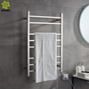 Accesorios de baño de fábrica 304 toallero calefactado montado en la pared cuadrado de acero inoxidable
