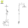 nuevo producto 304 baño de acero inoxidable juego de ducha de pared