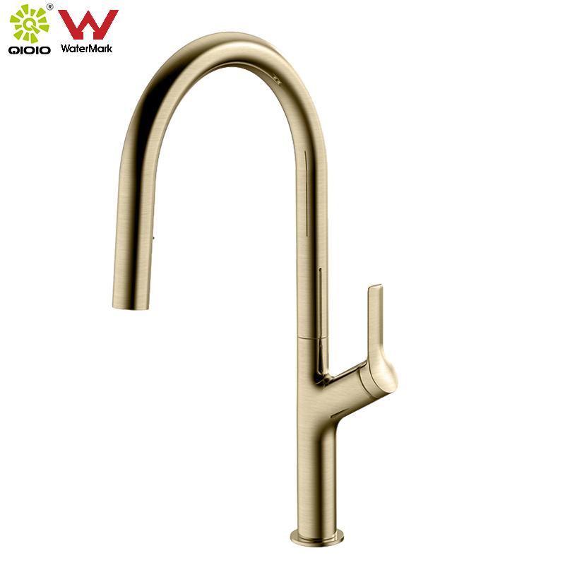 grifo de cocina dorado 