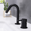 Grifo de lavabo de baño frío y caliente de acero inoxidable 304