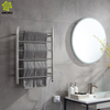 Accesorios de baño de fábrica 304 toallero calefactado montado en la pared cuadrado de acero inoxidable