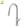 Grifo de calidad de diseño europeo 304 acero inoxidable caliente frío mezclado extraíble grifo del fregadero de la cocina