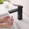 CUPC Venta caliente de alta calidad 304 Mezclador de lavabo de baño de acero inoxidable Grifo caliente y frío