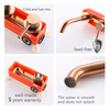 CUPC de alta calidad europea Venta caliente de oro rosa lavabos de baño grifo de pared de lujo grifos mezcladores de lavabo