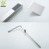 Sistema de ducha termostático 304 Acero inoxidable de tres funciones Juego de ducha de lluvia para baño Columna mezcladora