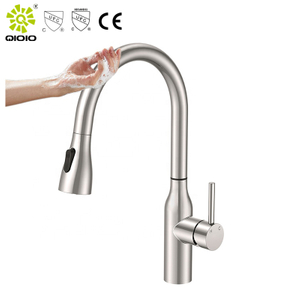 Grifo de cocina Smart Touch mezclador frío caliente abatible de acero inoxidable 304