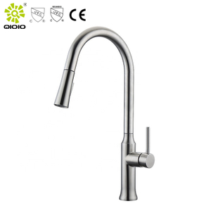 Grifo de fregadero de cocina extraíble de acero inoxidable 304