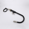 Grifo mezclador de cocina extraíble negro mate moderno de acero inoxidable 304