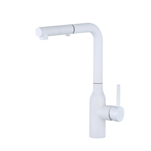 El blanco de lujo del acero inoxidable 304 360 grados saca los grifos del fregadero de cocina