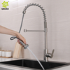 CUPC de alta calidad 304 de acero inoxidable con bajo contenido de plomo montado en la cubierta extraíble grifos de cocina mezcladores en frío y caliente